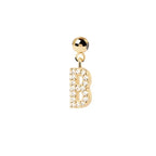 Letter full diamond DIY necklace clavicle chain nowadaysfashion