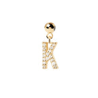 Letter full diamond DIY necklace clavicle chain nowadaysfashion