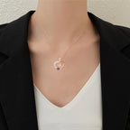 letter necklace Simple Heart Shaped Photo Custom Projection Necklace nowadaysfashion