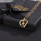 letter necklace Simple Heart Shaped Photo Custom Projection Necklace nowadaysfashion