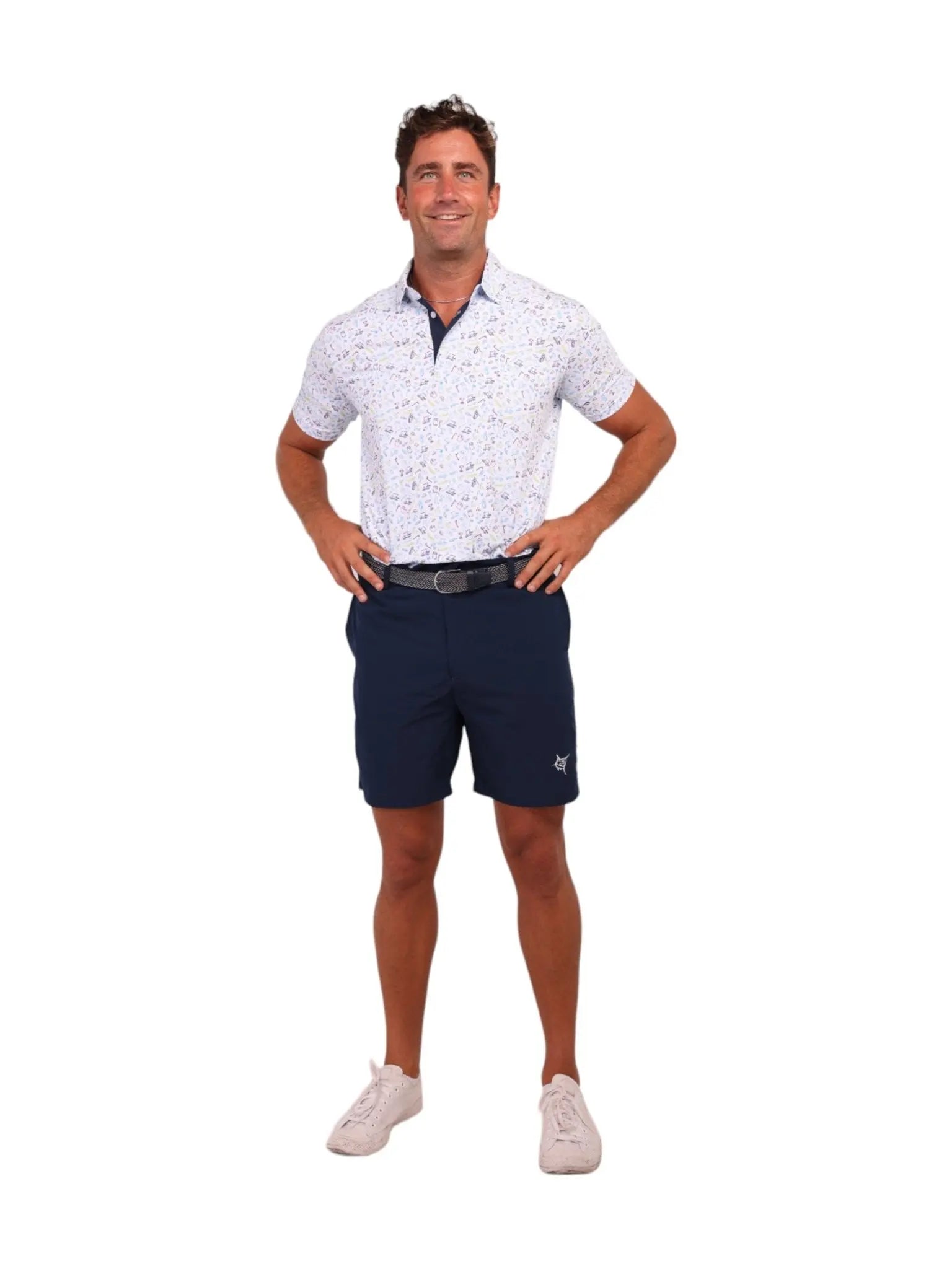 Links Print Polo - Blade & Thread