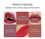 Liquid Lipstick Set Ultra Matte Velvet Waterproof Long Lasting Lip Glosses Nude Makeup Cosmetic Kit-2 nowadaysfashion
