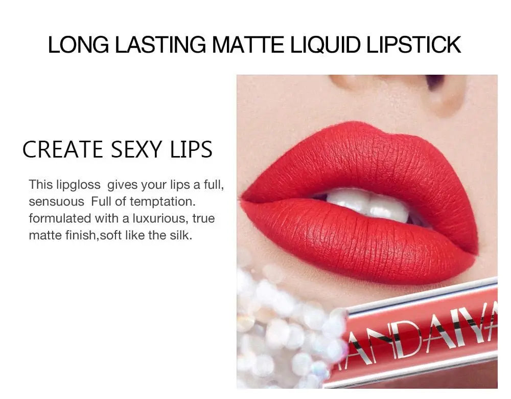 Liquid Lipstick Set Ultra Matte Velvet Waterproof Long Lasting Lip Glosses Nude Makeup Cosmetic Kit-2 nowadaysfashion