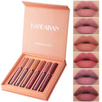 Liquid Lipstick Set Ultra Matte Velvet Waterproof Long Lasting Lip Glosses Nude Makeup Cosmetic Kit nowadaysfashion