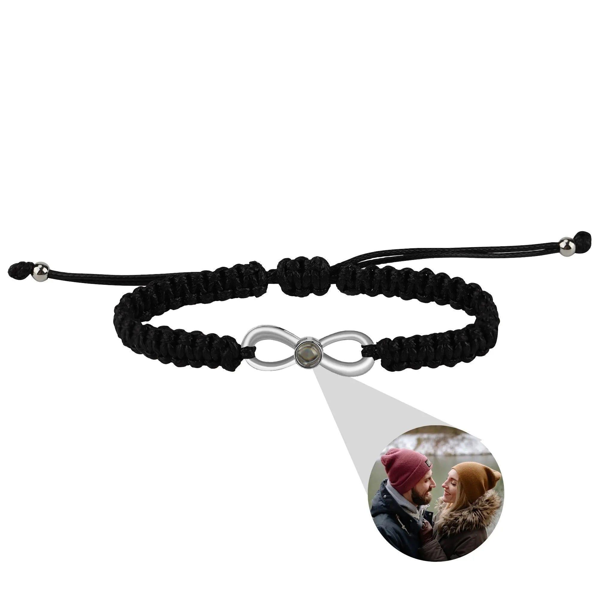 Lnfinite Cycle of Customizable Photos Bracelet Custom Projection Bracelets nowadaysfashion