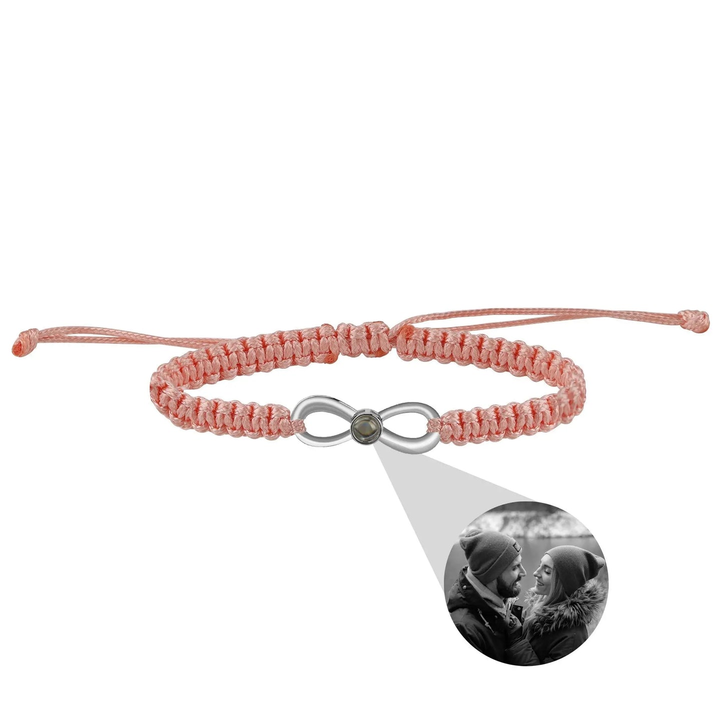 Lnfinite Cycle of Customizable Photos Bracelet Custom Projection Bracelets - Blade & Thread