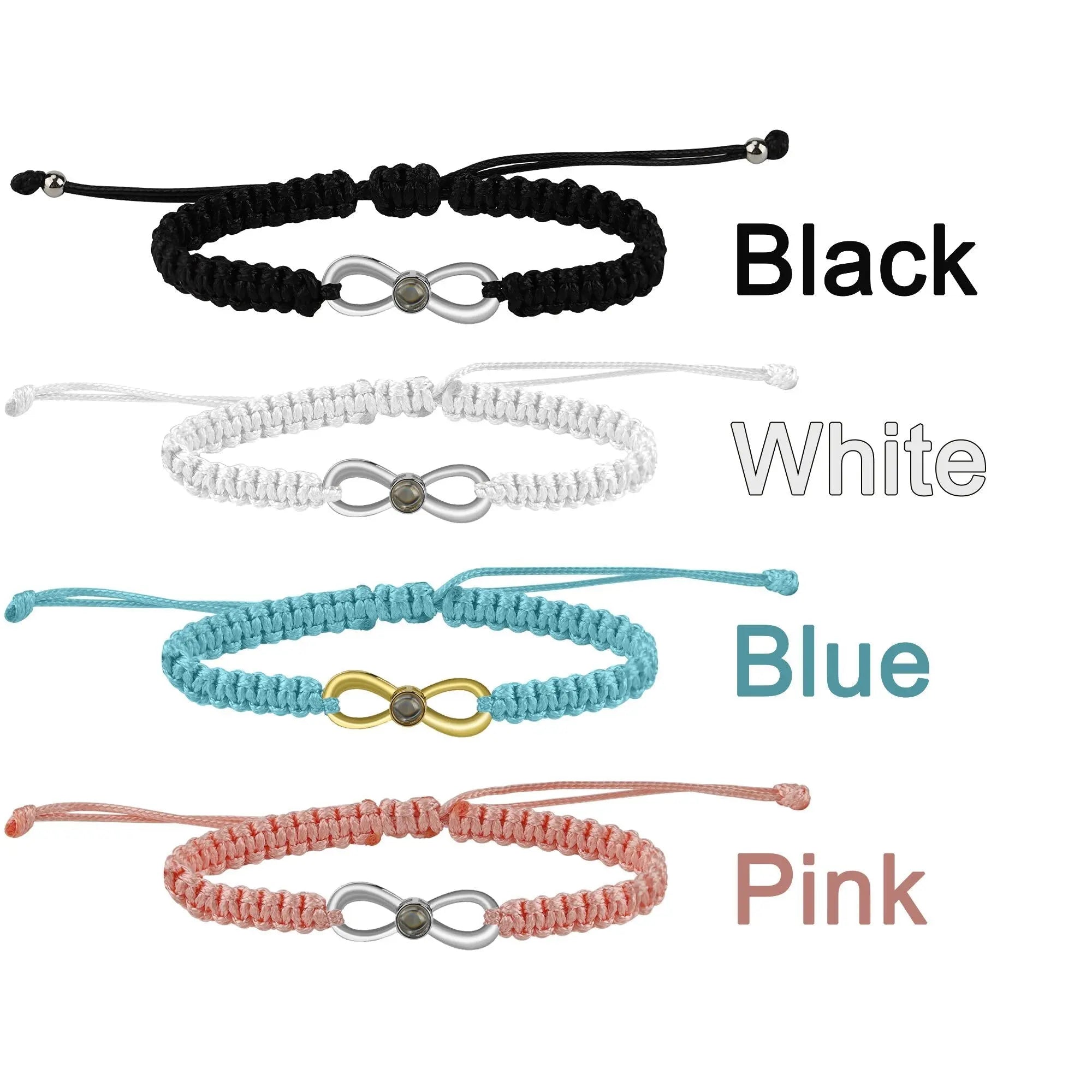 Lnfinite Cycle of Customizable Photos Bracelet Custom Projection Bracelets nowadaysfashion