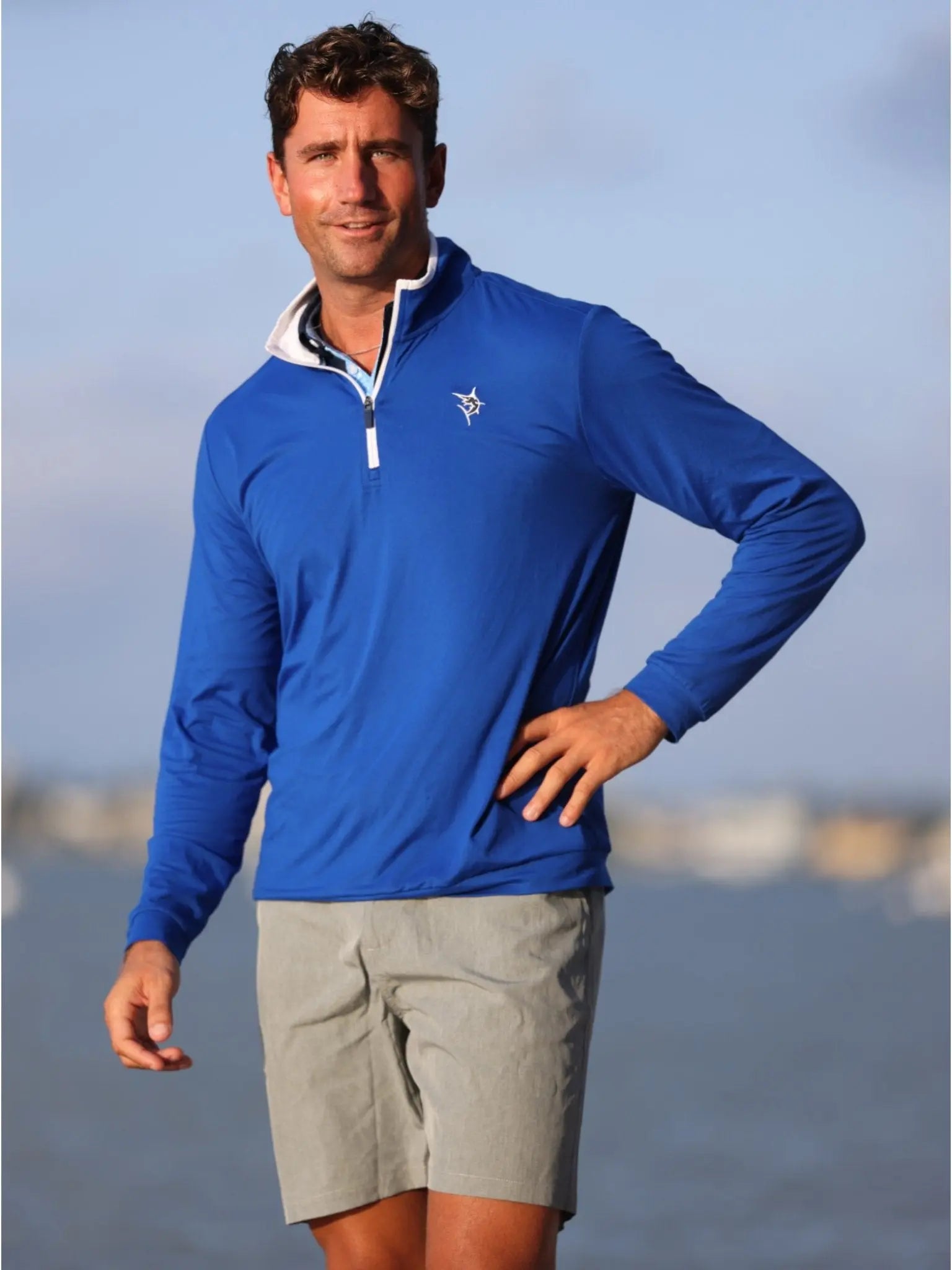 Long Beach Quarter Zip Ultra Soft Lightweight - Blade & Thread
