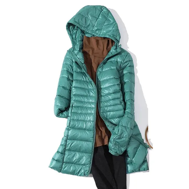Long Down Jacket 7XL Plus size Women Winter Ultra Light Down Jacket Women With Hooded Down Coat-1 nowadaysfashion