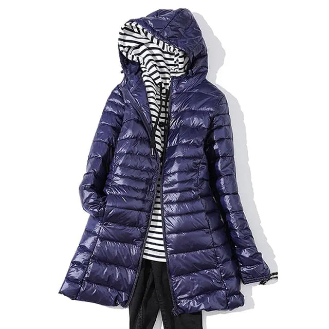 Long Down Jacket 7XL Plus size Women Winter Ultra Light Down Jacket Women With Hooded Down Coat-1 nowadaysfashion