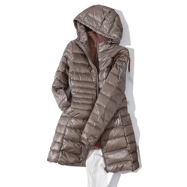 Long Down Jacket 7XL Plus size Women Winter Ultra Light Down Jacket Women With Hooded Down Coat-1 nowadaysfashion