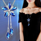 Long Necklaces& Pendants for Women Collier Femme Geometric Fashion Crystal Jewelry nowadaysfashion