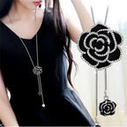 Long Necklaces& Pendants for Women Collier Femme Geometric Fashion Crystal Jewelry nowadaysfashion