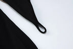 Long Sleeve Patchwork Mesh See Through Sexy Bodycon Mini Dress Evening Clothes nowadaysfashion