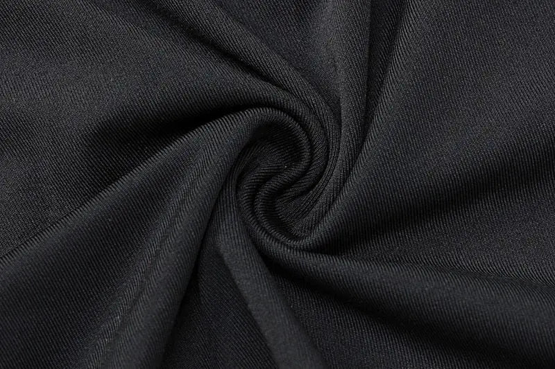 Long Sleeve Patchwork Mesh See Through Sexy Bodycon Mini Dress Evening Clothes - Blade & Thread