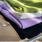 Long Sleeve Tops Women Candy Color Fake Two Piece Skinny T-shirts Female nowadaysfashion