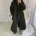 Loose Overcoat Autumn Winter Fashion Double-breasted Windbreaker Femme nowadaysfashion