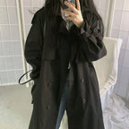Loose Overcoat Autumn Winter Fashion Double-breasted Windbreaker Femme nowadaysfashion