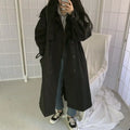 Loose Overcoat Autumn Winter Fashion Double-breasted Windbreaker Femme nowadaysfashion