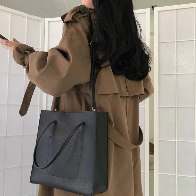 Loose Overcoat Autumn Winter Fashion Double-breasted Windbreaker Femme - Blade & Thread