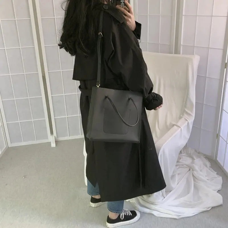 Loose Overcoat Autumn Winter Fashion Double-breasted Windbreaker Femme - Blade & Thread