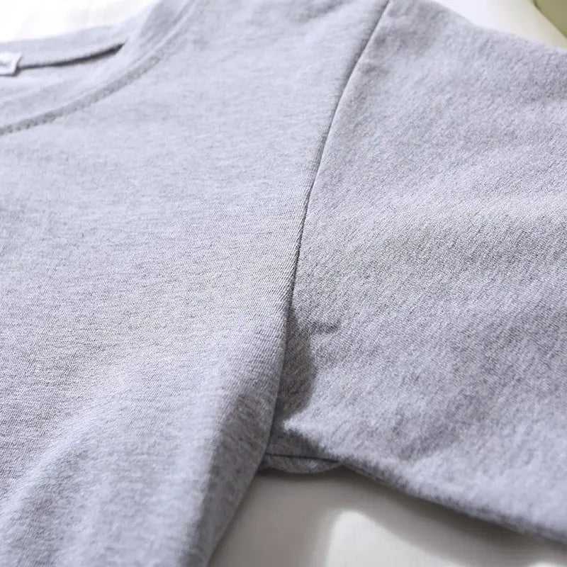 Loose solid color versatile short student T-shirt - Blade & Thread