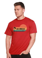 Los Angeles Spun Bamboo Unisex Bamboo Viscose/Organic Cotton Short Sleeve Graphic T-Shirt Spun Bamboo