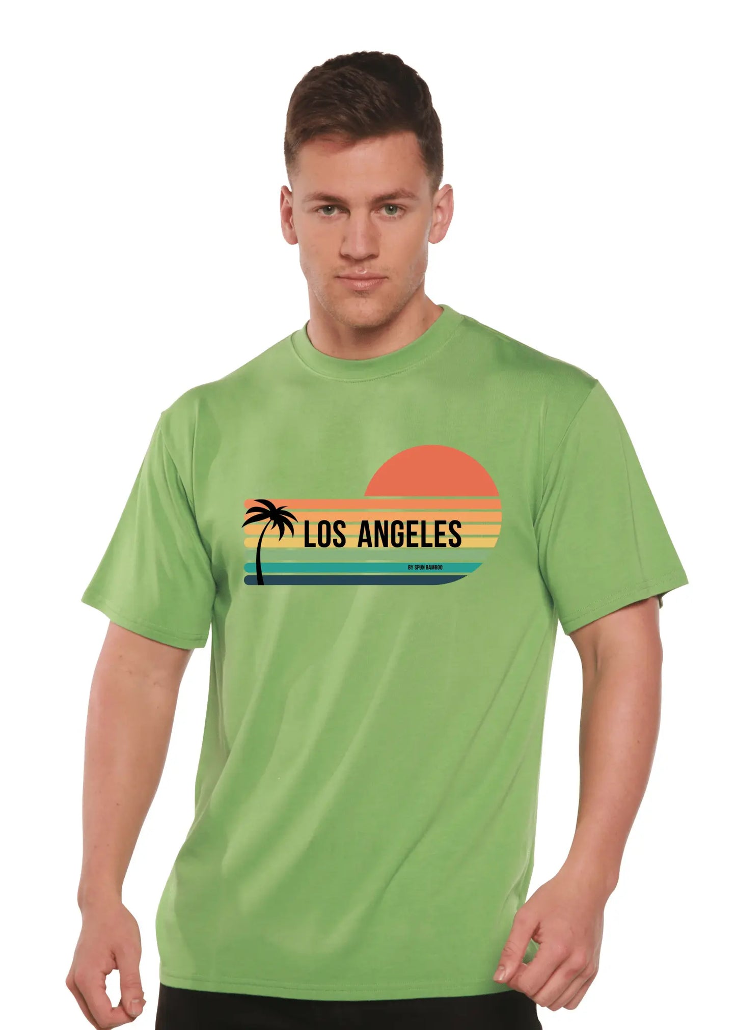 Los Angeles Spun Bamboo Unisex Bamboo Viscose/Organic Cotton Short Sleeve Graphic T-Shirt - Blade & Thread