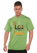 Los Angeles Unisex Bamboo Viscose/Organic Cotton Short Sleeve Graphic T-Shirt Spun Bamboo