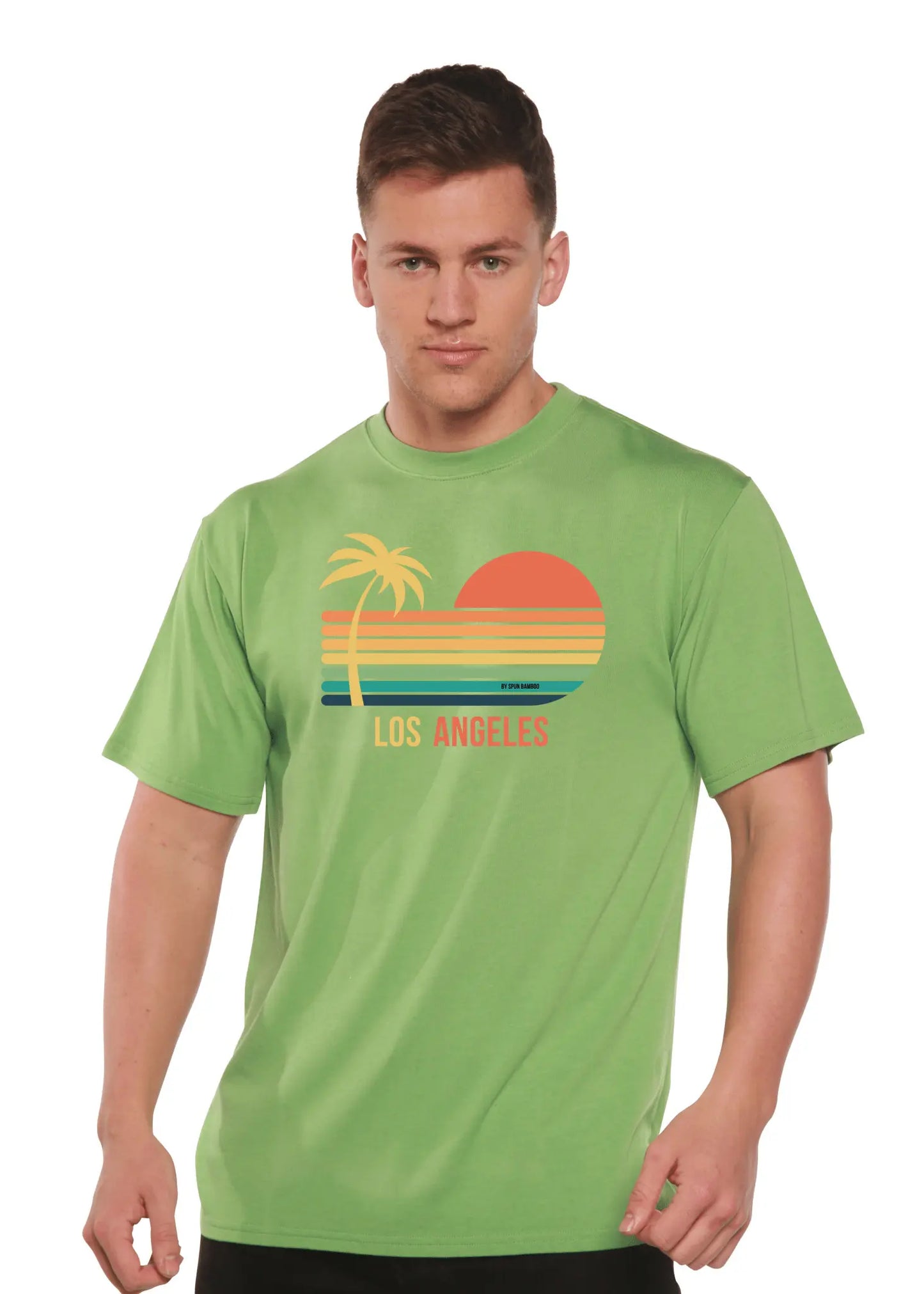 Los Angeles Unisex Bamboo Viscose/Organic Cotton Short Sleeve Graphic T-Shirt - Blade & Thread