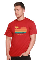 Los Angeles Unisex Bamboo Viscose/Organic Cotton Short Sleeve Graphic T-Shirt Spun Bamboo