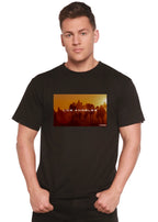 Los Angeles Unisex Bamboo Viscose/Organic Cotton Short Sleeve Graphic T-Shirt Spun Bamboo