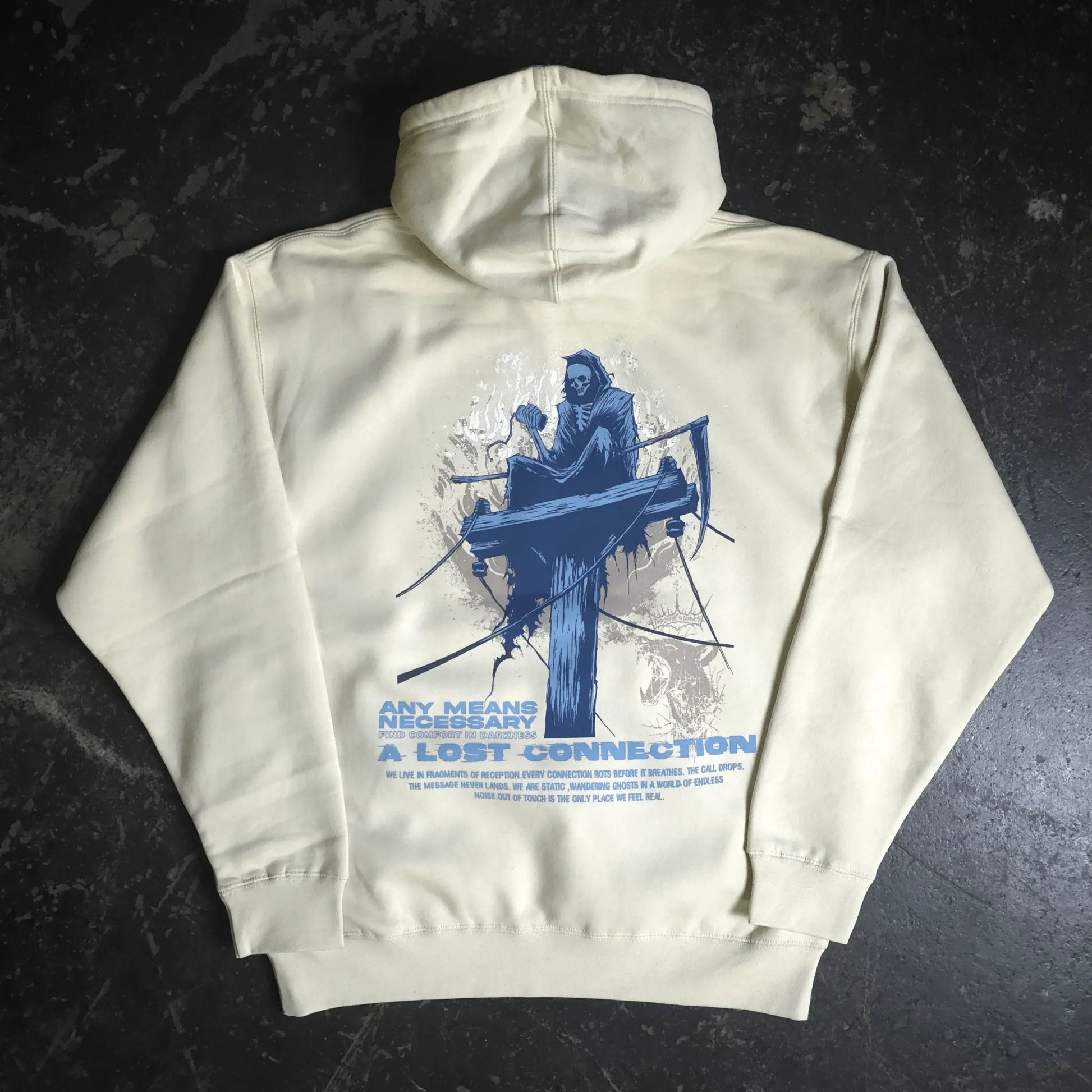 Lost Connection Pullover Hoodie Bone - Blade & Thread