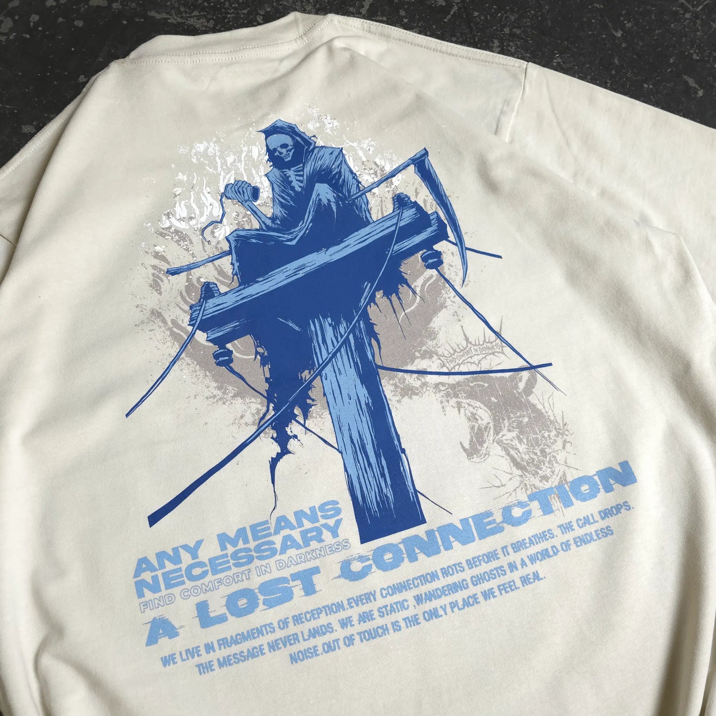 Lost Connection T-Shirt Bone - Blade & Thread