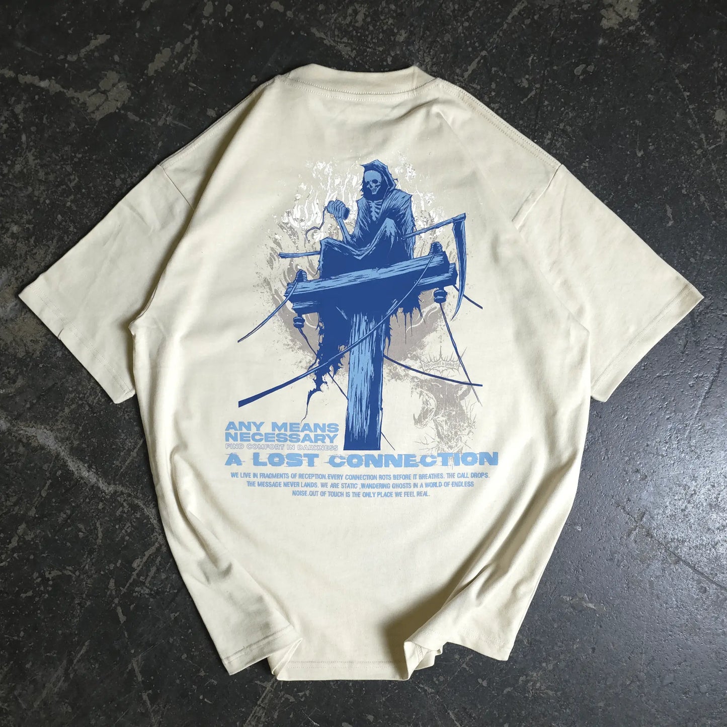 Lost Connection T-Shirt Bone - Blade & Thread