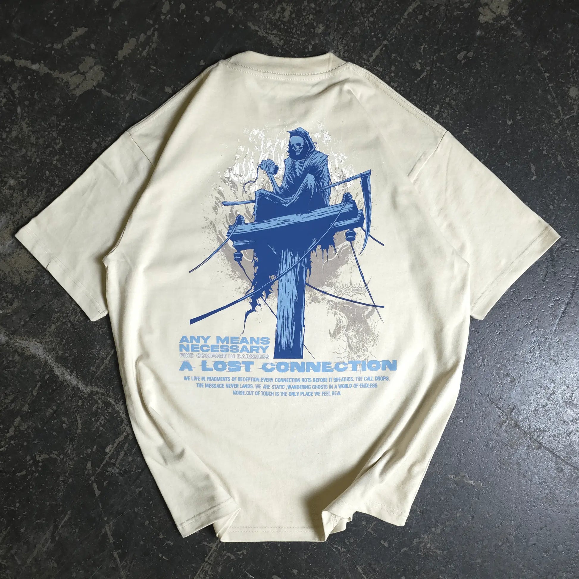 Lost Connection T-Shirt Bone - Blade & Thread