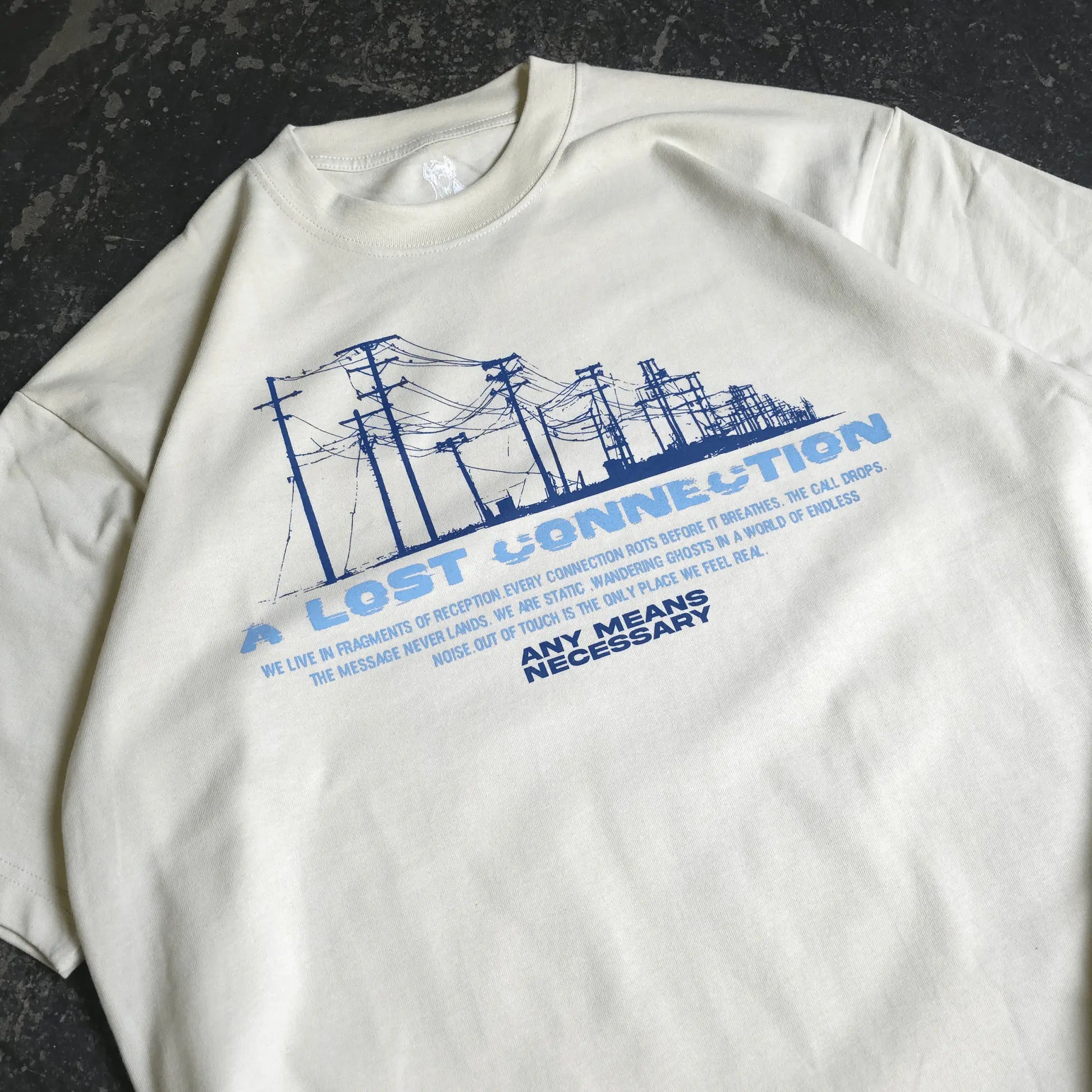 Lost Connection T-Shirt Bone - Blade & Thread