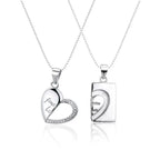 Love interlocking couple necklace nowadaysfashion