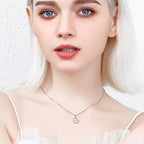 Love interlocking couple necklace nowadaysfashion