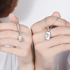 Love interlocking couple necklace nowadaysfashion