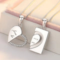 Love interlocking couple necklace nowadaysfashion