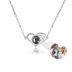 Love projection necklace with customizable photos memory of love Valentin nowadaysfashion