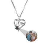 Love projection necklace with customizable photos Pendant Memorial Gift Anniversary gift nowadaysfashion