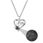 Love projection necklace with customizable photos Pendant Memorial Gift Anniversary gift nowadaysfashion