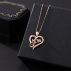 Love projection necklace with customizable photos Pendant Memorial Gift Anniversary gift nowadaysfashion