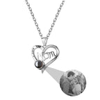 Love projection necklace with customizable photos Pendant Memorial Gift Anniversary gift nowadaysfashion