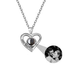 Love projection necklace with customizable photos Pendant Necklace nowadaysfashion