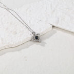 Love Rose with Customized PhotosProjection Necklace Pendant Jewelry For Lover Girlfriend nowadaysfashion
