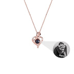 Love Rose with Customized PhotosProjection Necklace Pendant Jewelry For Lover Girlfriend nowadaysfashion