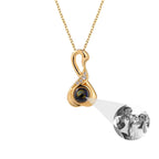Love Swan with Customized Photos Projection Necklace Pendant Jewelry nowadaysfashion